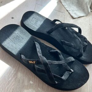 Teva Women's Black Flip-Flop Sandals